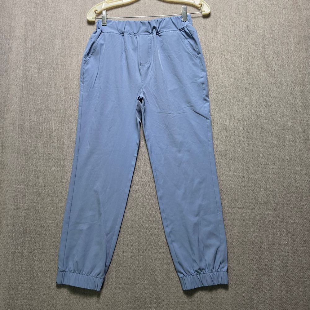 Ben Sherman Joggers Women M 10/12 Blue Elastic Waist Stretch Casual Pants